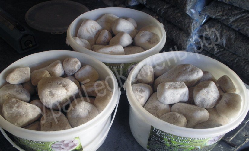 Камни для бани Кварц окатанный 15кг в Сургуте