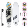 SUP-доска Bestway White Cap Convertible в Сургуте