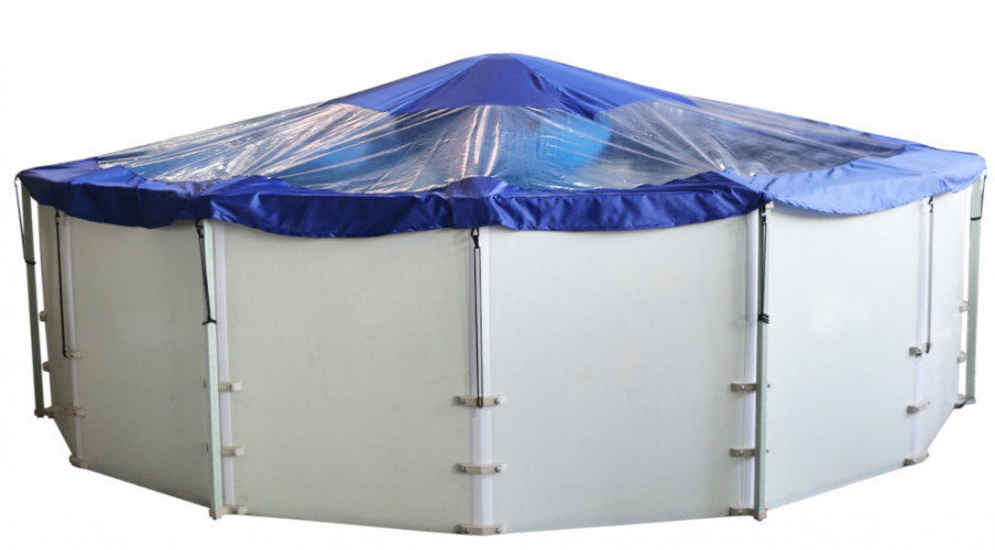 Тент для бассейна с надувной подушкой "Фиеста" в Сургуте