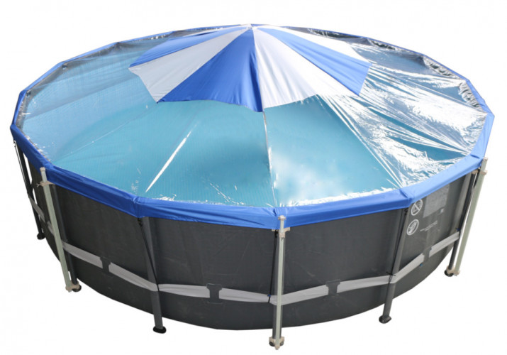 Тент для бассейна Intex/Bestway с надувной подушкой "Фиеста" в Сургуте