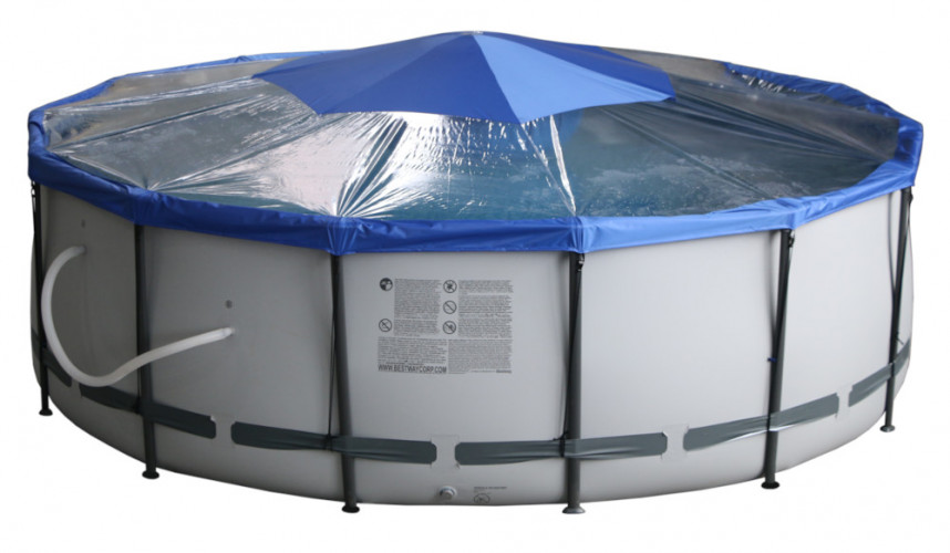 Тент для бассейна Intex/Bestway с надувной подушкой "Фиеста" в Сургуте