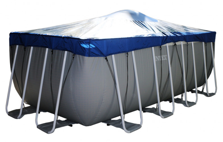 Тент для прямоугольного бассейна Intex/Bestway с надувной подушкой "Фиеста" в Сургуте