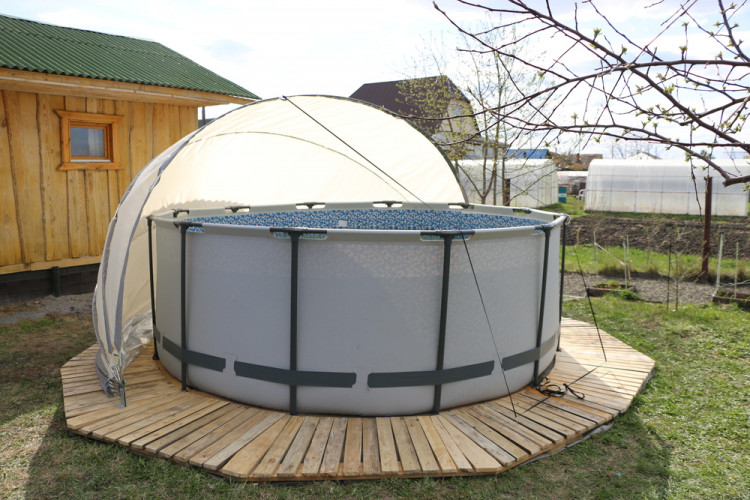 Купол-тент для бассейнов "Фиеста" КОМБИ в Сургуте