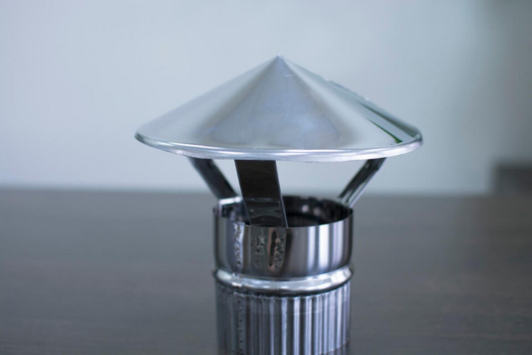 Зонт-дымник на трубу d-80 мм.(нерж) в Сургуте