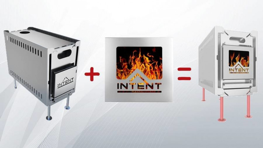 Стеклянная дверца для печи Intent в Сургуте