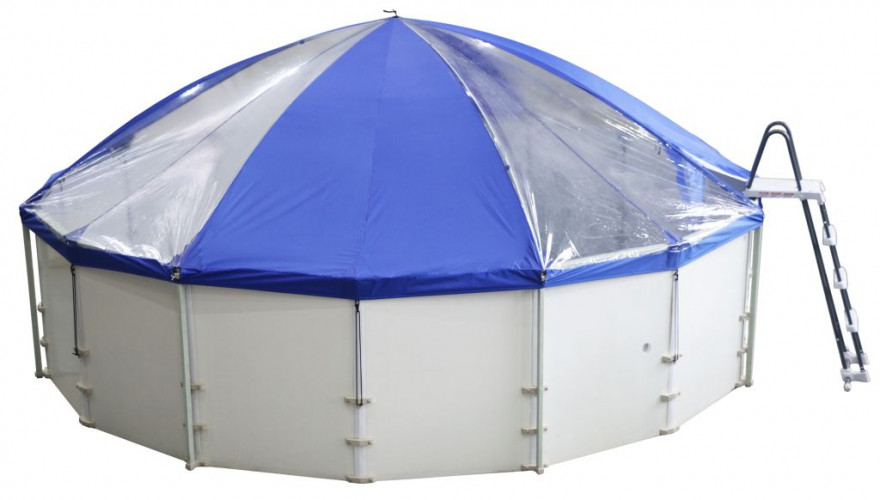 Подъемный тент-навес для бассейна "Фиеста" в Сургуте