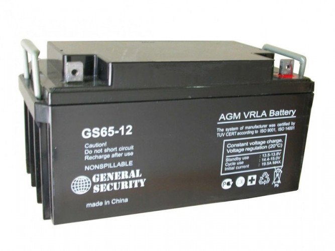 Аккумулятор General Security GS 65-12 (12 В, 65 Ач) в Сургуте