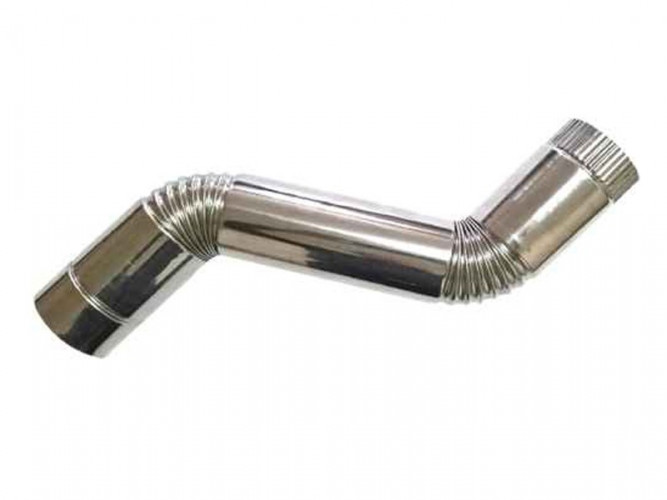 Сегмент трубы S-образный d-80 мм.(нерж.)Инвент в Сургуте