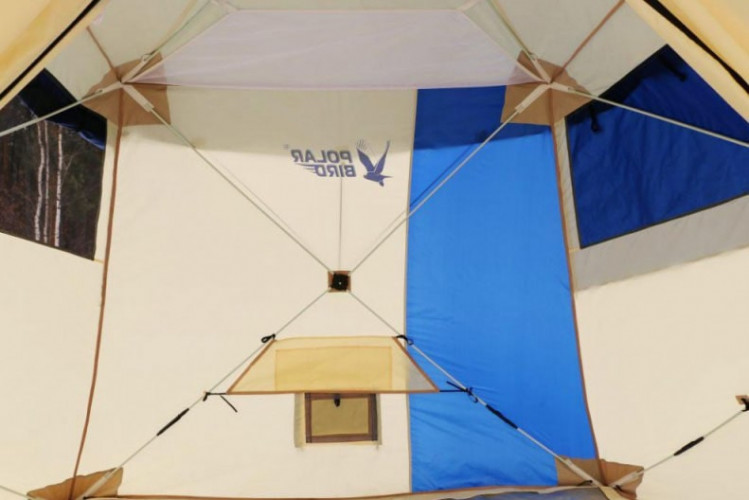 Шатер-тент Polar Bird 4SK Long + Тент-навес в Сургуте
