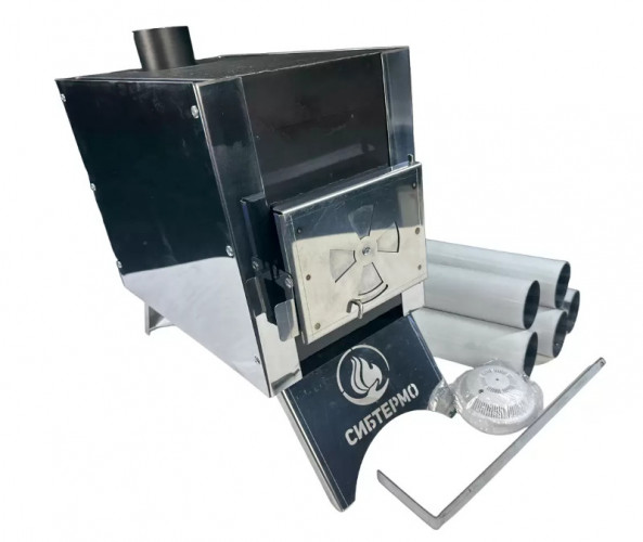 Печь дровяная Сибирка малая из нержавейки в Сургуте
