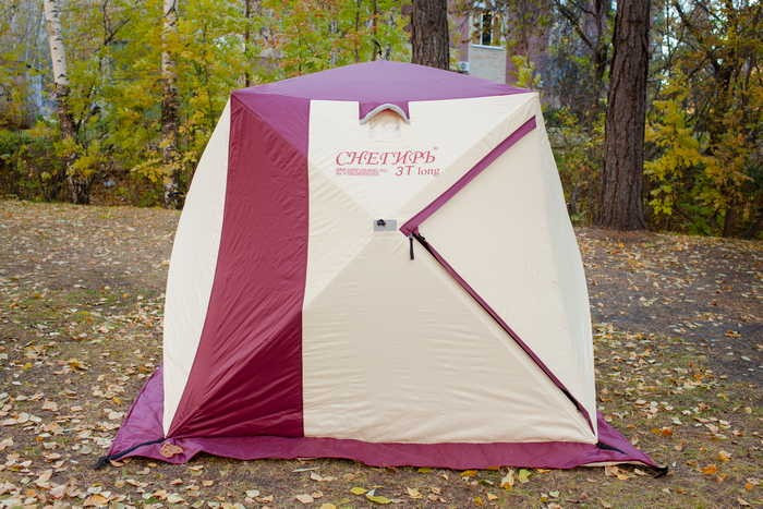 Зимняя палатка для рыбалки Куб Снегирь 3T Long в Сургуте