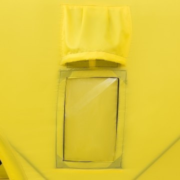 Палатка для рыбалки Helios Куб 1,5х1,5 желто/серый в Сургуте