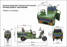 Грузовой электрический трицикл RuTrike Вояж П Трансформер в Сургуте