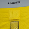 Палатка для рыбалки Helios утепл. Куб 1,8х1,8 желтый/серый в Сургуте