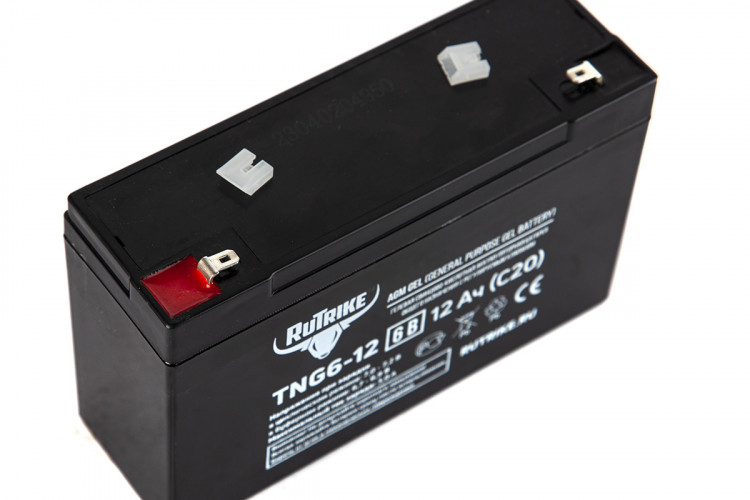 Тяговый гелевый аккумулятор RuTrike TNG 6-12 (6V12A/H C20) в Сургуте
