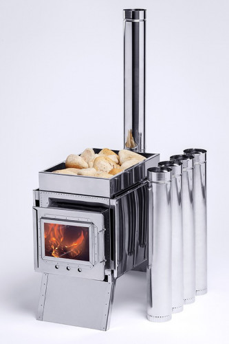 Печь-камин Инвент большая в Сургуте