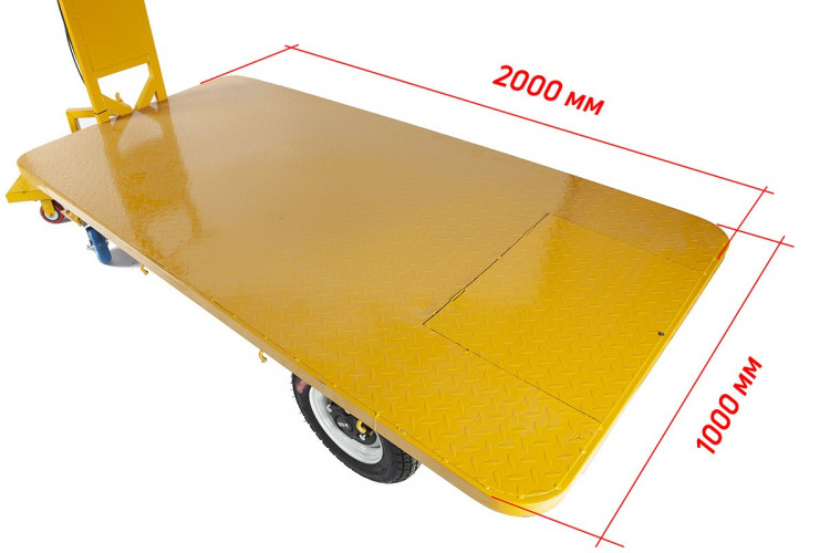 Грузовая электрическая тележка RuTrike Плита 2000 в Сургуте