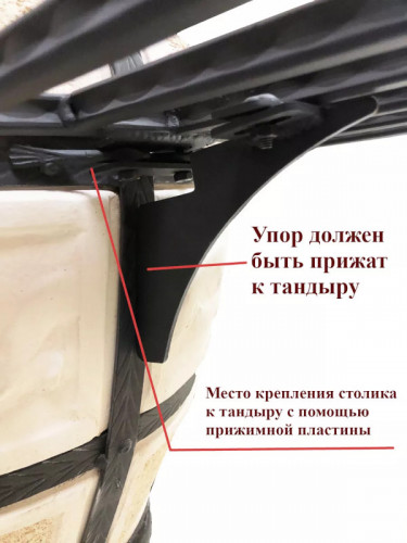 Боковой столик для тандыра в Сургуте