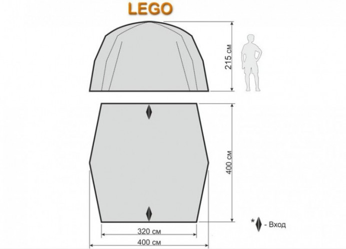 Шатер-тент World of Maverick LEGO в Сургуте