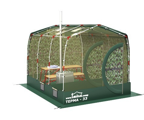 Зимняя палатка Терма-33 в Сургуте