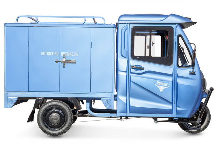 Электротрицикл Rutrike КАРГО Кабина Дуал обогрев 1500 фургон в Сургуте