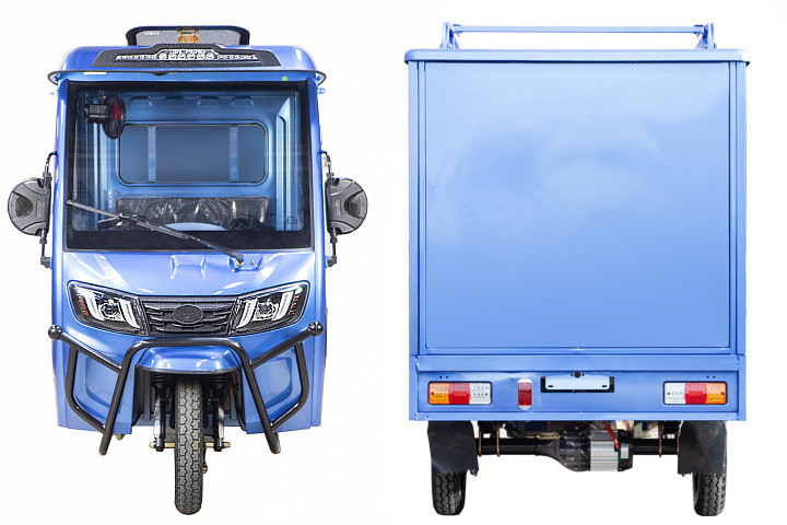 Электротрицикл Rutrike КАРГО Кабина Дуал обогрев 1500 фургон в Сургуте
