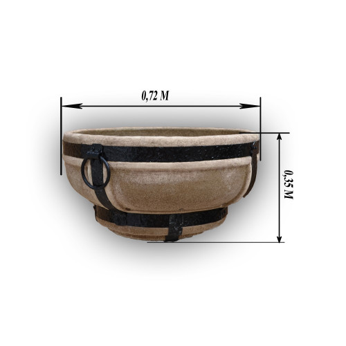 Очаг для костра большой Подсолнух в Сургуте