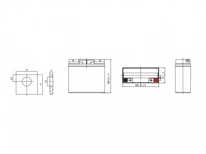 Аккумулятор Leoch DJW 12-18 (12 В, 18 Ач) в Сургуте