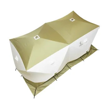 Палатка зимняя куб СЛЕДОПЫТ Premium Дубль в Сургуте