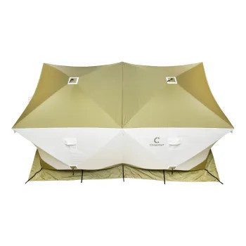 Палатка зимняя куб СЛЕДОПЫТ Premium Дубль в Сургуте