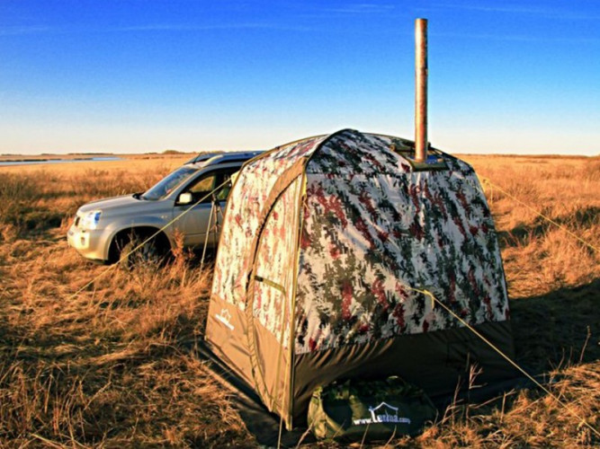 Мобильная баня ТЕРМА-10 с 1 окном (походная) в Сургуте