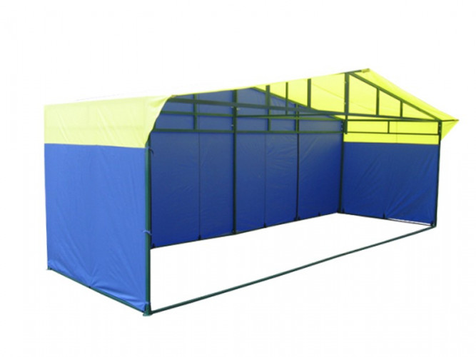 Торговая палатка МИТЕК ДОМИК 6 X 2 из квадратной трубы 40 Х 20 мм в Сургуте