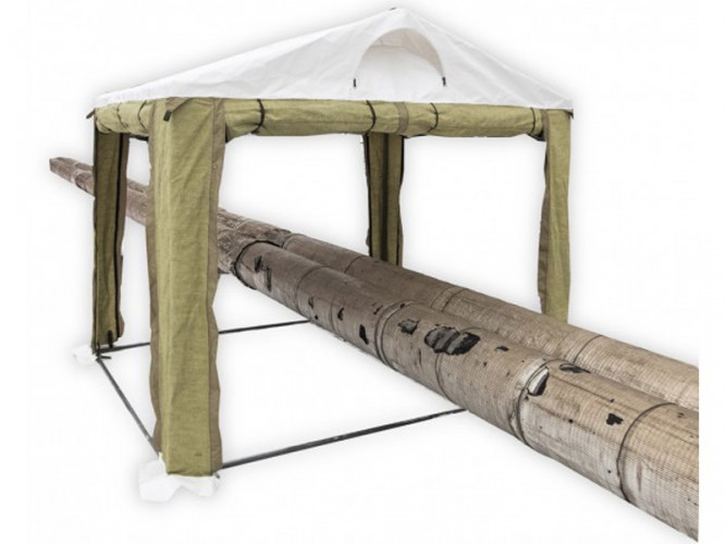 Палатка сварщика 2,0 X 2,0 ПВХ/брезент в Сургуте