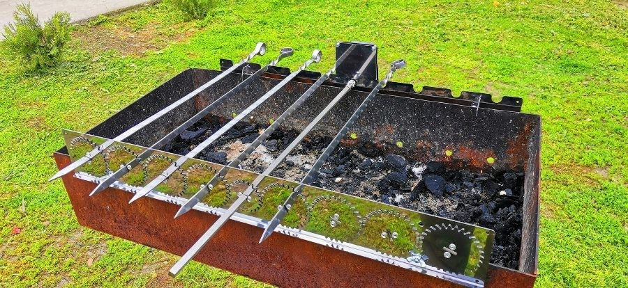 Вертел электрический для мангала №6 44см Back в Сургуте