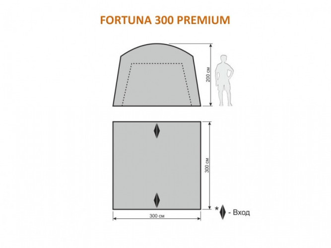 Шатер-тент World of Maverick FORTUNA 300 Premium в Сургуте