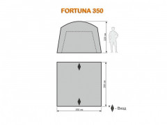 Шатер-тент World of Maverick FORTUNA 350 Шатер-тент World of Maverick FORTUNA 350