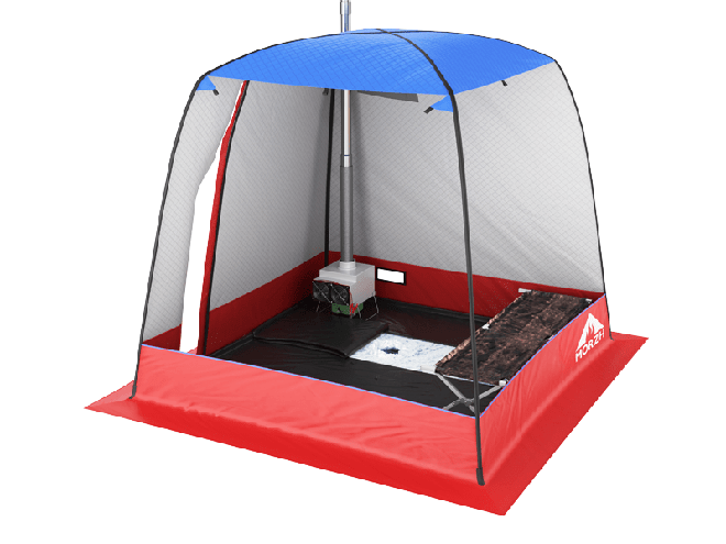 Мобильная баня-палатка МОРЖ (Черный) в Сургуте